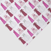 Bridale bruiloft Gowns Bridesmaid Flowergirl Tissuepapier (Detail)