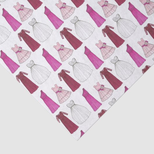 Bridale bruiloft Gowns Bridesmaid Flowergirl Tissuepapier (Detail)