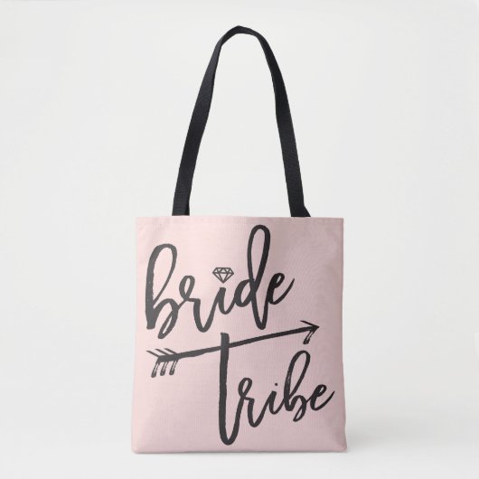 Bridale Canvas tas Bridal Bride Tribe Brushed Diam (Voorkant)