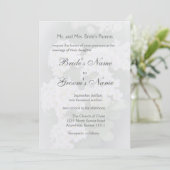 Bridal's Bouquet Wedding Kaart (Staand voorkant)