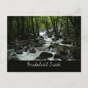 Bridalveil Creek in Yosemite National Park Briefkaart
