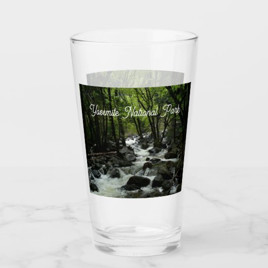 Bridalveil Creek in Yosemite National Park Glas (Voorkant)