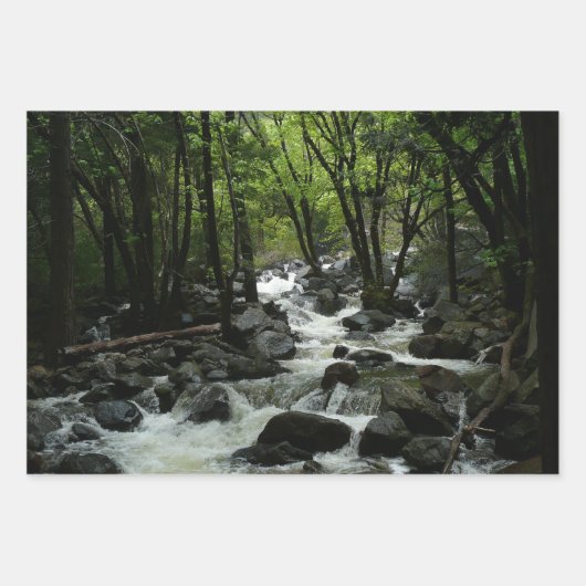 Bridalveil Creek in Yosemite National Park Inpakpapier Vel (Voorkant 3)