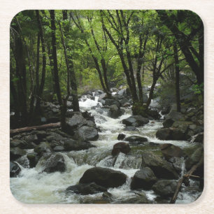 Bridalveil Creek in Yosemite National Park Kartonnen Onderzetters