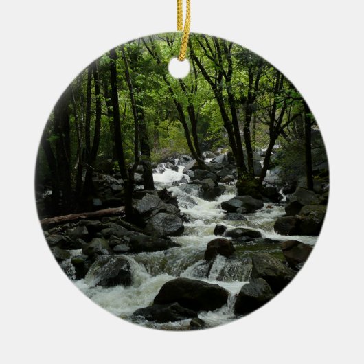 Bridalveil Creek in Yosemite National Park Keramisch Ornament (Voorkant)