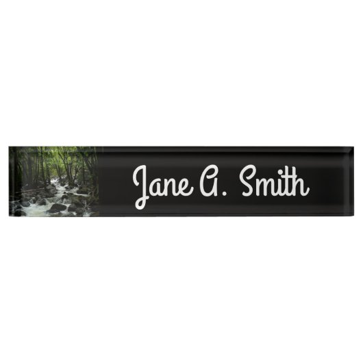 Bridalveil Creek in Yosemite National Park Naambordje (Voorkant)