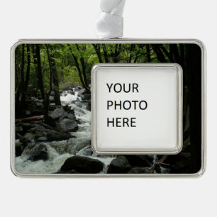 Bridalveil Creek in Yosemite National Park Verzilverd Omlijst Ornament