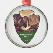 Bridalveil Fall Yosemite National Park Arrowhead Metalen Ornament (Voorkant)