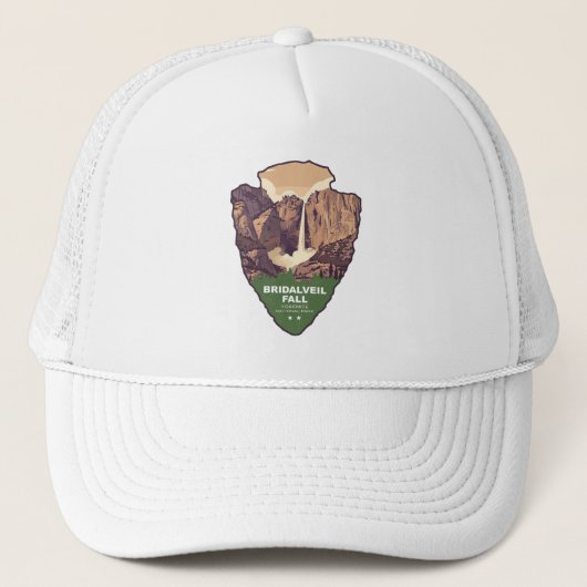 Bridalveil Fall Yosemite National Park Arrowhead Trucker Pet (Voorkant)