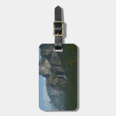 Bridalveil-Herfsten en halve dome bij Yosemite Bagagelabel (Voorkant verticaal)