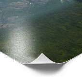 Bridalveil-Herfsten en halve dome bij Yosemite Foto Afdruk (Hoek)