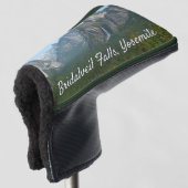 Bridalveil-Herfsten en halve dome bij Yosemite Golfheadcover (3/4 voorkant)
