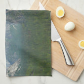 Bridalveil-Herfsten en halve dome bij Yosemite Theedoek (Quarter Fold)