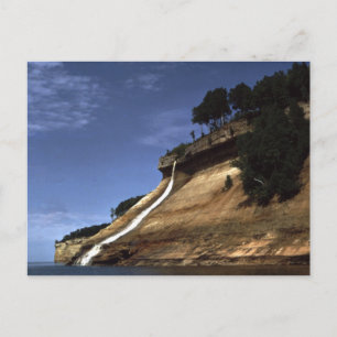 Bridalveil Herfsten, gefotografeerd stenen NTL. La Briefkaart