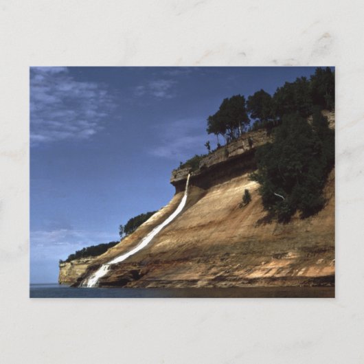 Bridalveil Herfsten, gefotografeerd stenen NTL. La Briefkaart (Voorkant)