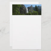 Bridalveil-Herfsten in het Nationaal Park Yosemite Briefpapier (Voorkant / Achterkant)