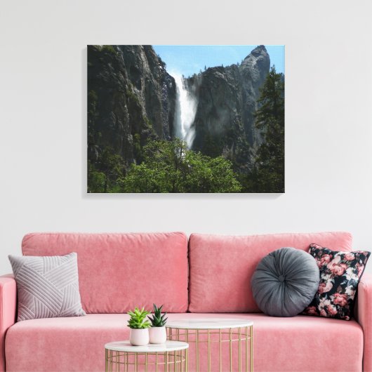 Bridalveil-Herfsten in het Nationaal Park Yosemite Canvas Afdruk (Insitu (Woonkamer))