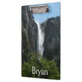 Bridalveil-Herfsten in het Nationaal Park Yosemite Klembord (Links)