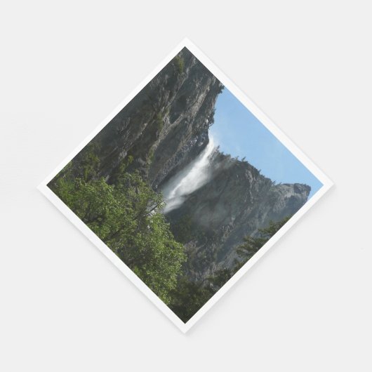 Bridalveil-Herfsten in het Nationaal Park Yosemite Servetten (Hoek)