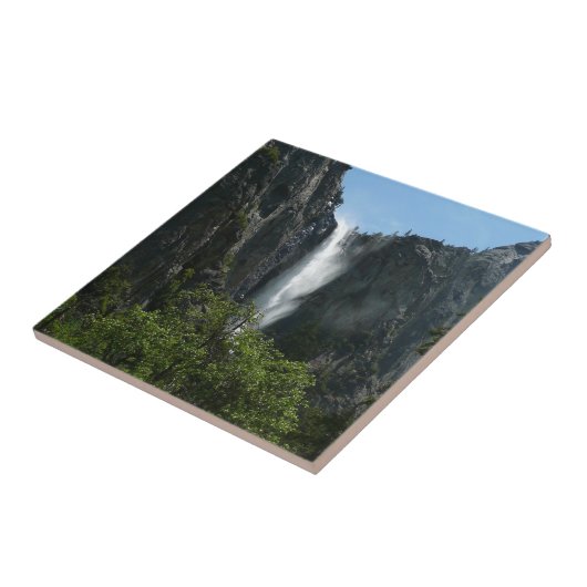 Bridalveil-Herfsten in het Nationaal Park Yosemite Tegeltje (Zijkant)