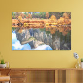 Bridalveil Herfsten Reflectie Canvas Afdruk (Insitu (Woonkamer))