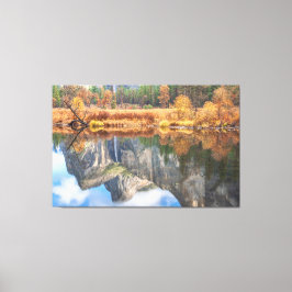 Bridalveil Herfsten Reflectie Canvas Afdruk