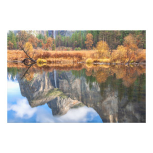 Bridalveil Herfsten Reflectie Foto Afdruk