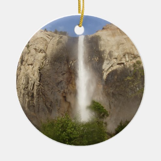 Bridalveil Herfsten Yosemite Keramisch Ornament (Voorkant)