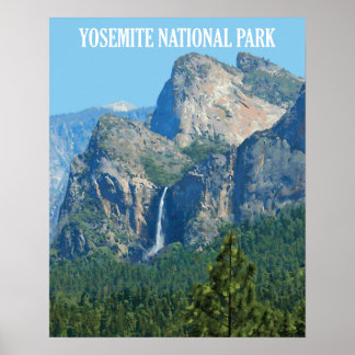 Bridalveil Herfsten - Yosemite National Park Poster