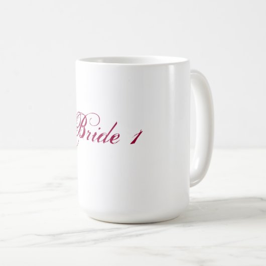 Bride 1 mok voor lesbische bruiden (Voorkant rechts)