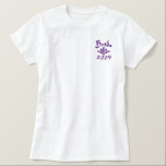 Bride 2009 - Met uw Initialen - Gepersonaliseerd Geborduurd Dames Poloshirt<br><div class="desc"></div>