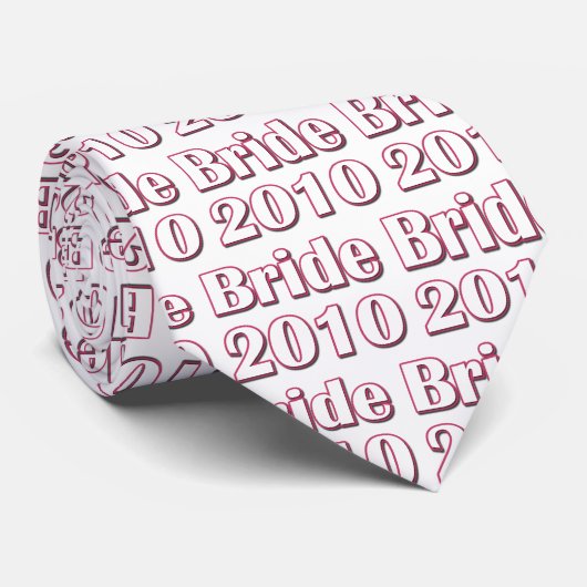 Bride 2010 stropdas (Opgerold)