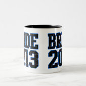 Bride 2013 tweekleurige koffiemok (Center)