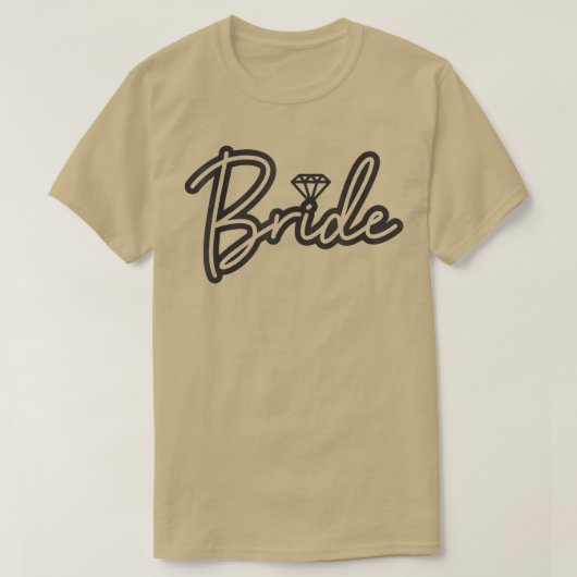 Bride 2022 van de vrouw Bridal Wedding Matching Gr T-shirt (Design voorkant)