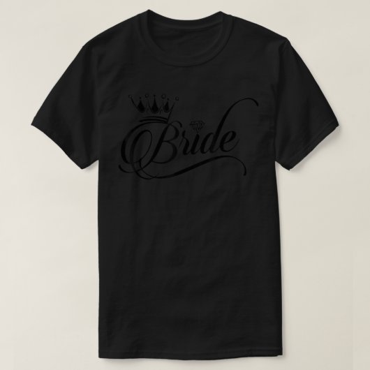 Bride 2022 van de vrouw Bridal Wedding Matching Gr T-shirt (Design voorkant)
