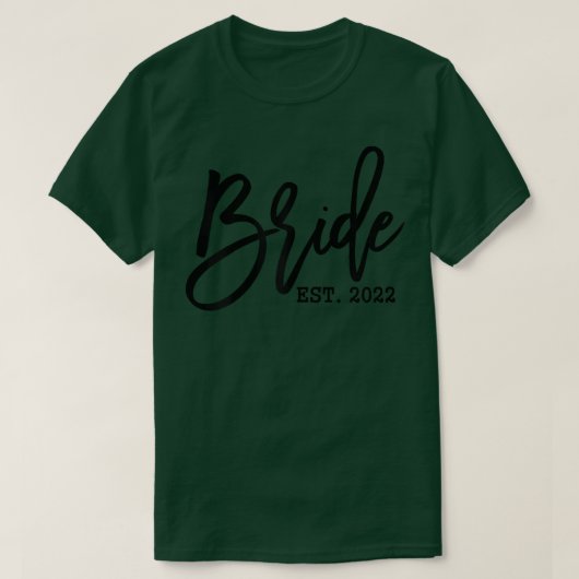 Bride 2022 van de vrouw t-shirt (Design voorkant)