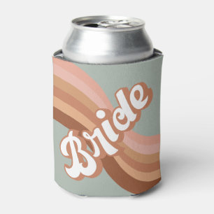 Bride 70s Groovy Retro Boho Chic Koelbox Blikjeskoeler