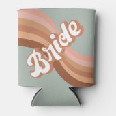 Bride 70s Groovy Retro Boho Chic Koelbox Blikjeskoeler (Voorkant)