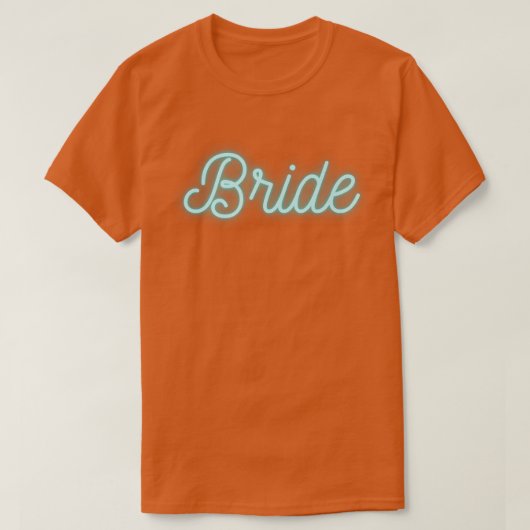 Bride 80s 90s Retro Bridal Bachelorette Party Pres T-shirt (Design voorkant)