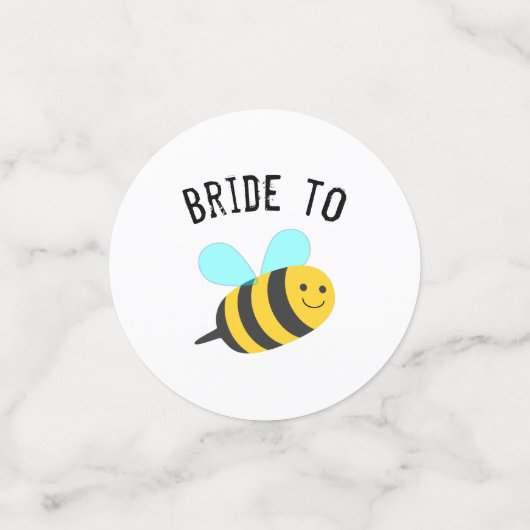 Bride aan Bee Confetti (Kleine voorkant)