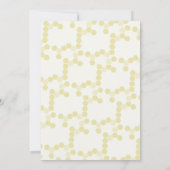 Bride aan Bee Daffodil Blue Vrijgezellenfeest Kaart (Achterkant)