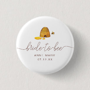Bride aan Bee Ronde Button 3,2 Cm