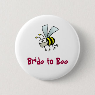 Bride aan Bee Ronde Button 5,7 Cm