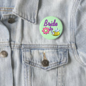 Bride aan Bee Ronde Button 5,7 Cm (In situ)