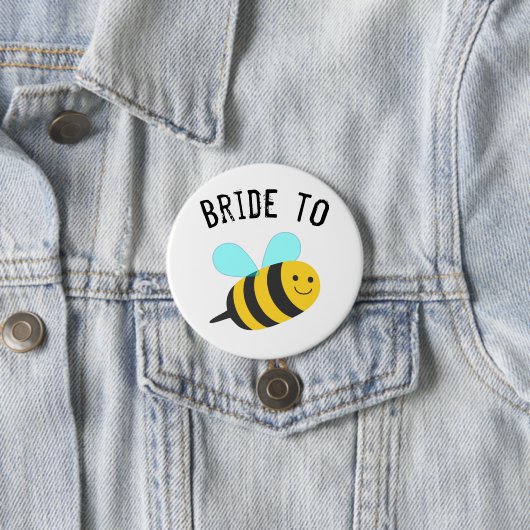 Bride aan Bee Ronde Button 7,6 Cm (In situ)