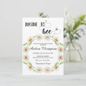 Bride aan Bee | Waterverf Florence Vrijgezellenfee Kaart (Staand voorkant)