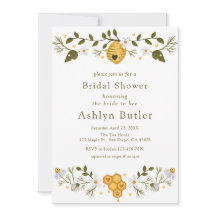 Bride-aan-bijenbridal Shower-uitnodiging