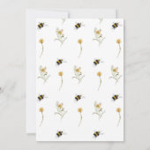 Bride-aan-bijenbridal Shower-uitnodiging Kaart (Achterkant)