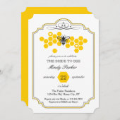 Bride-aan-bijenbridal Shower-uitnodiging Kaart (Voorkant / Achterkant)