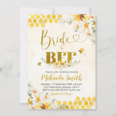 Bride-aan-bijenbridal Shower-uitnodiging Kaart (Voorkant)